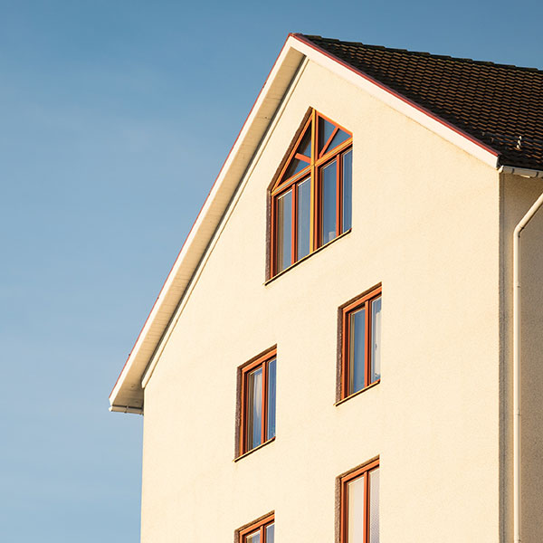 Real Estate Law house with blue sky